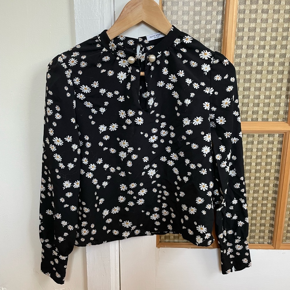 Petite Studio Buvette Blouse in floral print